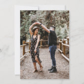 写真お洒落水彩猫ピンク白フローラ 招待状 (裏面)