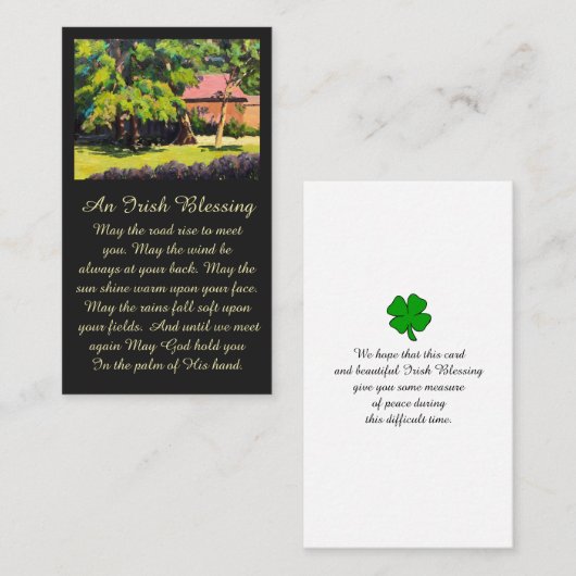 写真お祝い生涯記念碑 名刺 (正面/裏面)