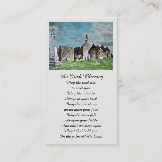 写真お祝い生涯記念碑 名刺 (正面)