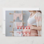 写真お見合い妊娠のお知らせ シーズンカード (正面)