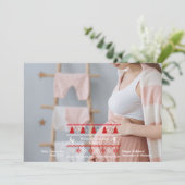 写真お見合い妊娠のお知らせ シーズンカード (スタンド正面)