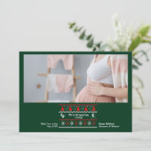 写真お見合い妊娠のお知らせ シーズンカード (スタンド正面)