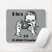 写真かそれはレトロ起こりませんでした マウスパッド (マウス)
