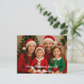 写真からのメリークリスマス ポストカード (スタンド正面)