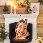 写真かわいいおもしろいフェスティバルディアクリスマスストッキング ラージクリスマスストッキング