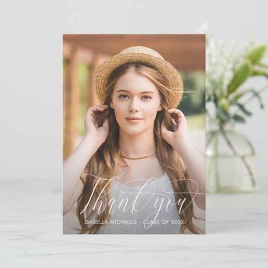 写真かわいらしの卒業式 案内状 (スタンド正面)