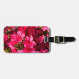 写真かわいらしピンクツツツツツジ閉じるLagageTags ラゲッジタグ