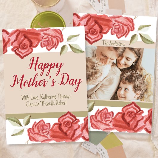 写真かわいらしフローラトレンディーマモダンザーズ日 カード