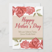 写真かわいらしフローラトレンディーマモダンザーズ日 カード (正面)