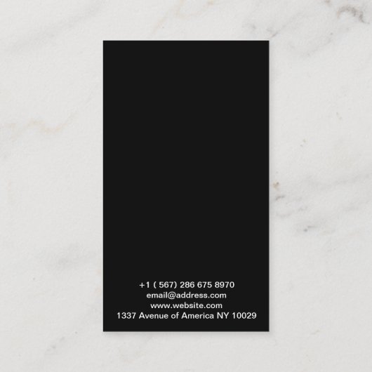 写真かロゴは色を編集します 名刺 (裏面)