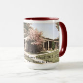 写真が付いているさくらんぼの芝生の学校のマグ マグカップ (正面右)