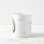 写真が付いているパーソナライズな写真のマグ コーヒーマグカップ (中央)