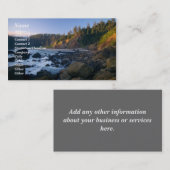 写真が付いている名刺 名刺 (正面/裏面)