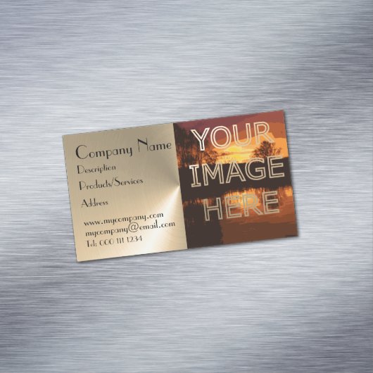 写真が付いている磁気名刺 マグネット名刺 (インサイチュ)