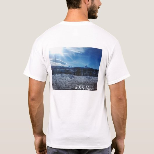 写真が付いているTシャツ Tシャツ (裏面)