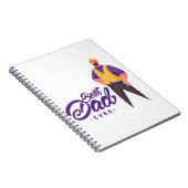 写真が入ったスパイラルノートブお気に入りのック ノートブック (右側)