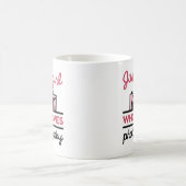 写真が大好きな女の子 コーヒーマグカップ (中央)