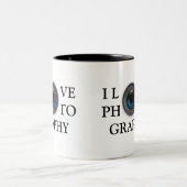 写真が大好き ツートーンマグカップ (中央)