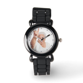 写真が見カスタムえる 腕時計