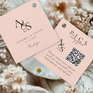 写真が起こる!写真、QRコード結婚、 フェイバータグ