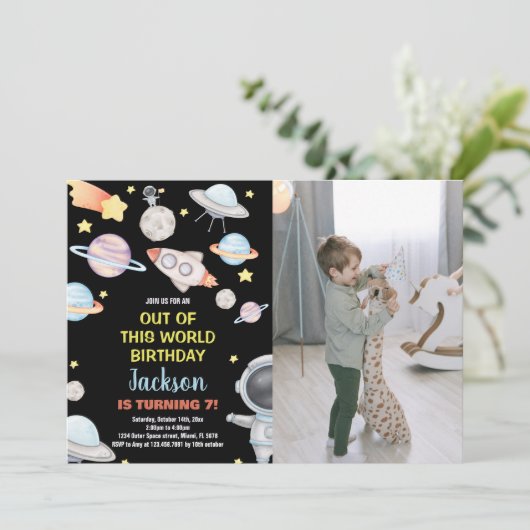 写真この世界の誕生日誕生日 招待状 (スタンド正面)