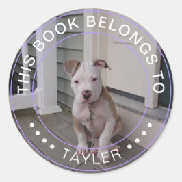 写真この本は次のものだ ラウンドシール