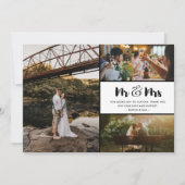 写真さん及びミセス・結婚ありがとう サンキューカード (正面)