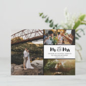 写真さん及びミセス・結婚ありがとう サンキューカード (スタンド正面)