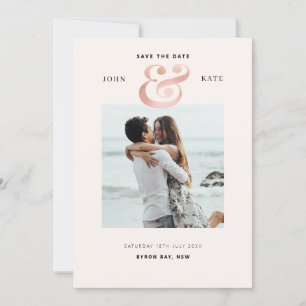 写真でお知らせする結婚式の招待状(Save the Date) 招待状