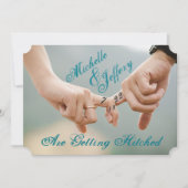 写真でお知らせする結婚式招待状 招待状 (正面)