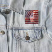 写真でカスタマイズ可能なアメリカ国旗 缶バッジ (インサイチュ)