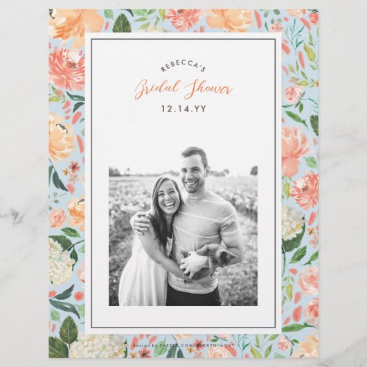 写真でカスタマイズ!あなただけの花嫁シャワーゲーム (裏面)