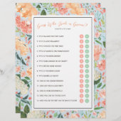 写真でカスタマイズ！あなただけの花嫁シャワーゲーム (正面/裏面)