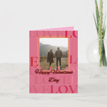 写真で作るバレンタインデーカード テンプレート