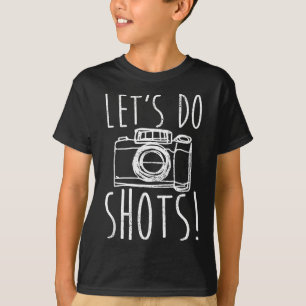 写真で撮影しようカメラおもしろいの写真 Tシャツ