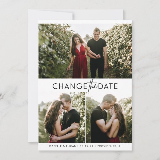 写真で日付カードを変更する (正面)