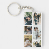 写真で瞬間をキャプチャパーソナライズされたする キーホルダー (正面)