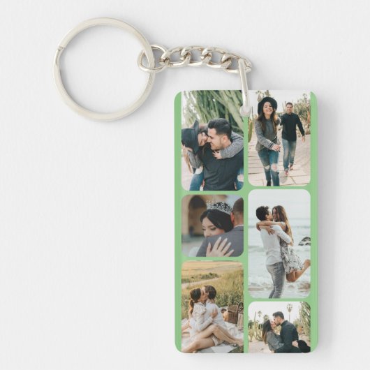 写真で瞬間をキャプチャパーソナライズされたする キーホルダー (正面)