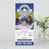 写真で節約！結婚式のスポーツチケット セーブザデート (スタンド正面)