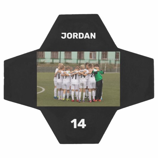 写真で自分のサッカーを作成 – サッカーボール (フラット)