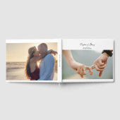 写真で自分結婚のゲストブックを作成 ゲストブック (全面)