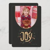 写真で願いを込めたホリデーグリーティングカード シーズンカード (正面/裏面)