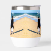 写真とお気に入りのカスタム文字パーソナライズされた (左面)