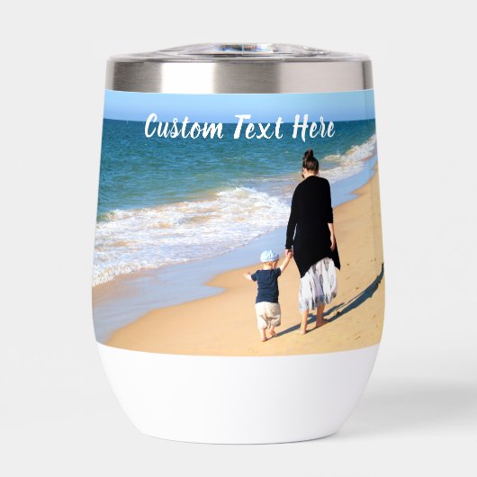 写真とお気に入りのカスタム文字パーソナライズされた (正面)