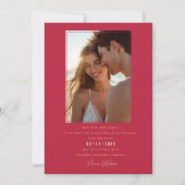 写真とともにサンセットセレ結婚ナーデ セーブザデート (裏面)