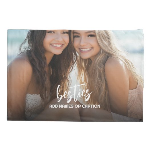 写真とのカスタム文字の設定 – Script 枕カバー (裏面)