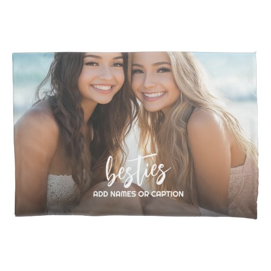 写真とのカスタム文字の設定 – Script 枕カバー (正面)