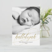 写真とのクリスマスのハレルヤ聖歌|ののどの金ゴールド シーズンカード (スタンド正面)