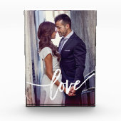 写真とのシンプルでモダンな愛|タイポグラフィ フォトブロック (正面)