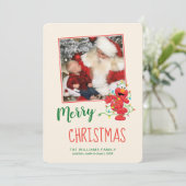 写真とのセサミストリート| Elmoの休日 シーズンカード (スタンド正面)